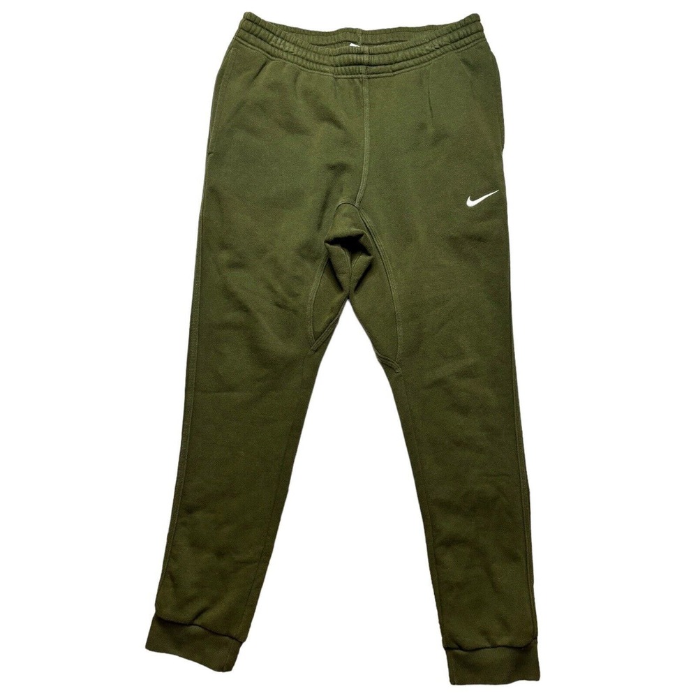 Nike Women's Size Medium Jogger Skinny Pants Green Cotton Blend Activewear